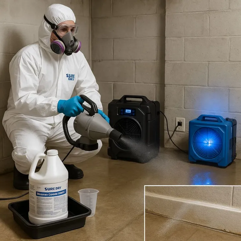 Sanitization and Odor Removal process in Sutton, WV